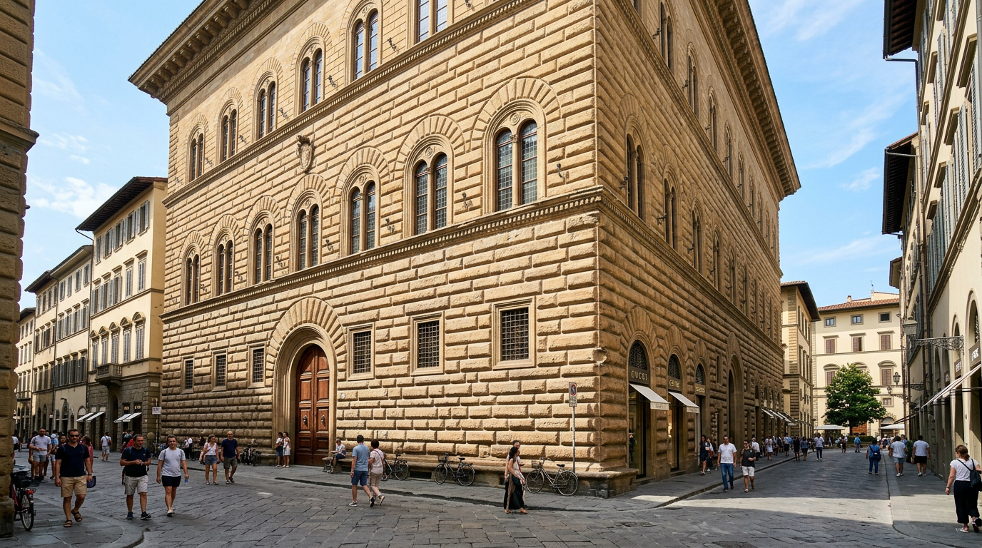 Palazzo Strozzi - raggiungibile a piedi da homelink-thekey.com, affittacamere Firenze, Via Cittadella 22
