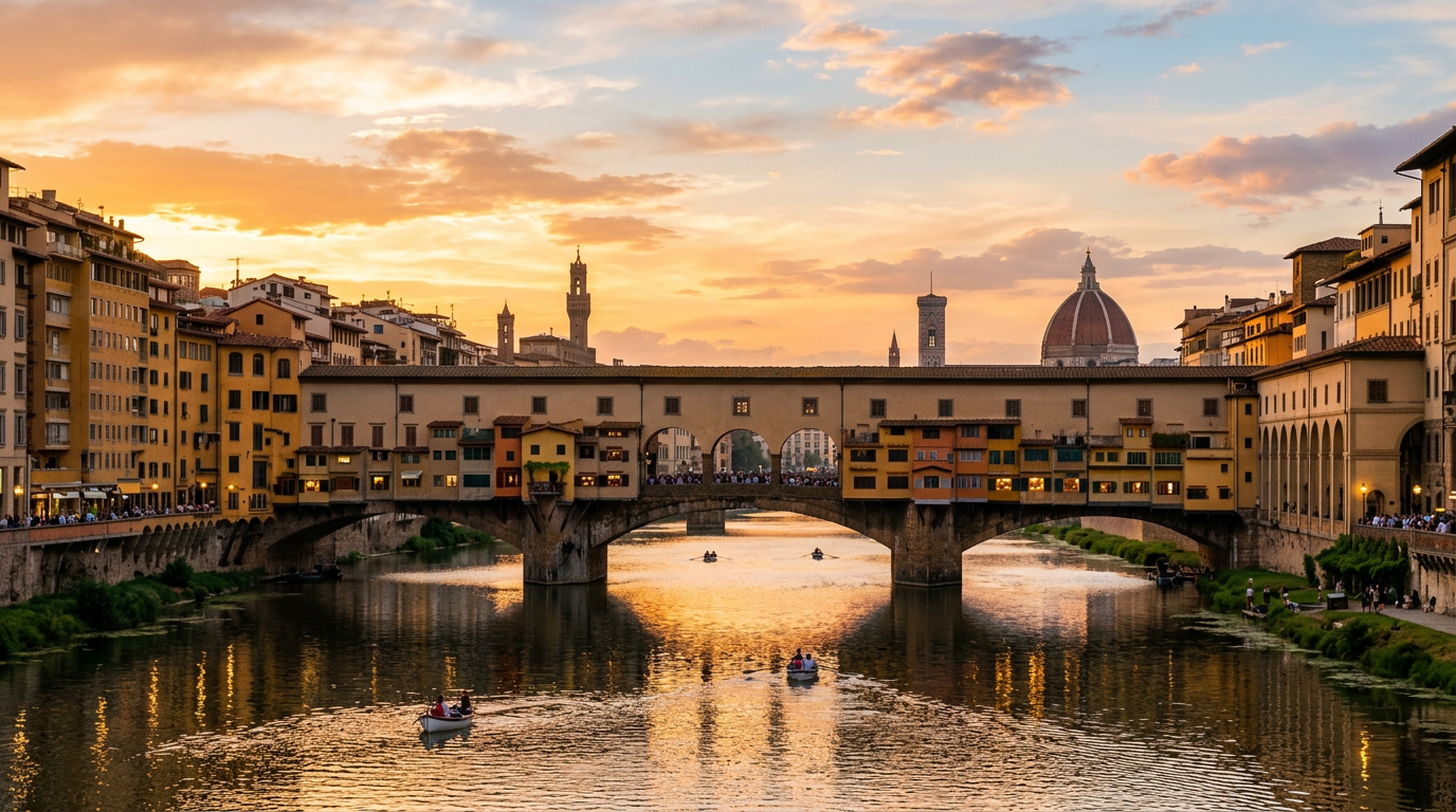 Ponte Vecchio e Via Tornabuoni - raggiungibile a piedi da homelink-thekey.com, affittacamere Firenze, Via Cittadella 22