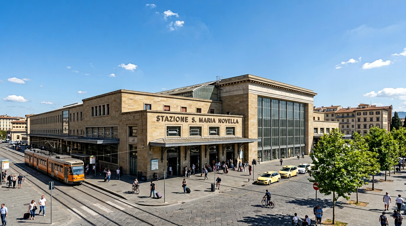Stazione Santa Maria Novella - raggiungibile a piedi da homelink-thekey.com, affittacamere Firenze, Via Cittadella 22